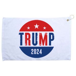 Trump 2024 Presidential Election Logo Grommeted Golf Towel