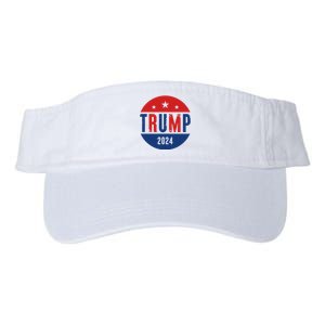 Trump 2024 Presidential Election Logo Valucap Bio-Washed Visor