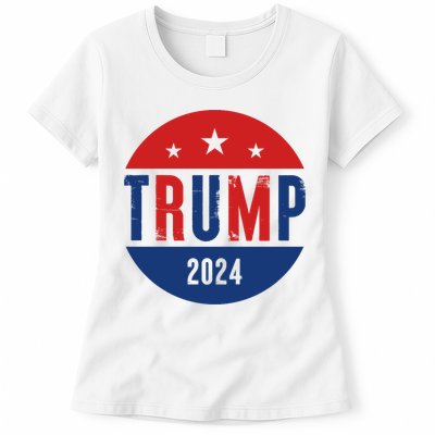 Trump 2024 Presidential Election Logo Womens T-Shirt
