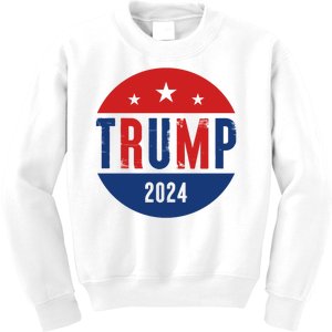 Trump 2024 Presidential Election Logo Kids Sweatshirt