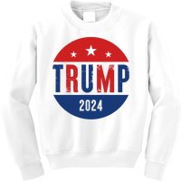 Trump 2024 Presidential Election Logo Kids Sweatshirt