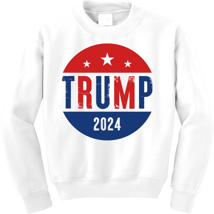 Trump 2024 Presidential Election Logo Kids Sweatshirt