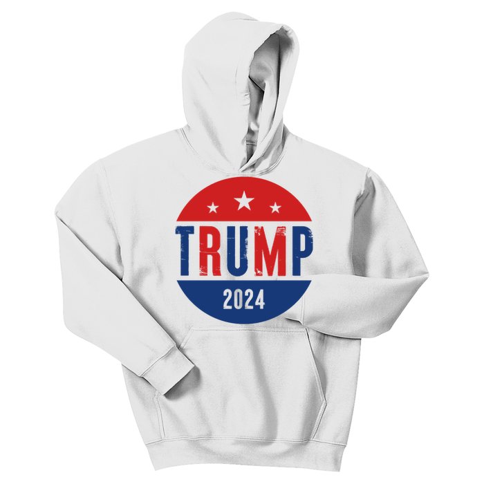 Trump 2024 Presidential Election Logo Kids Hoodie