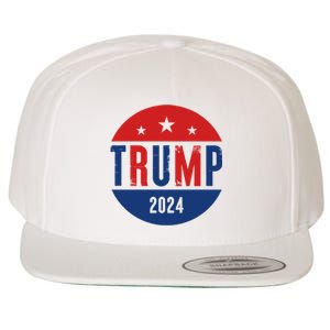 Trump 2024 Presidential Election Logo Wool Snapback Cap