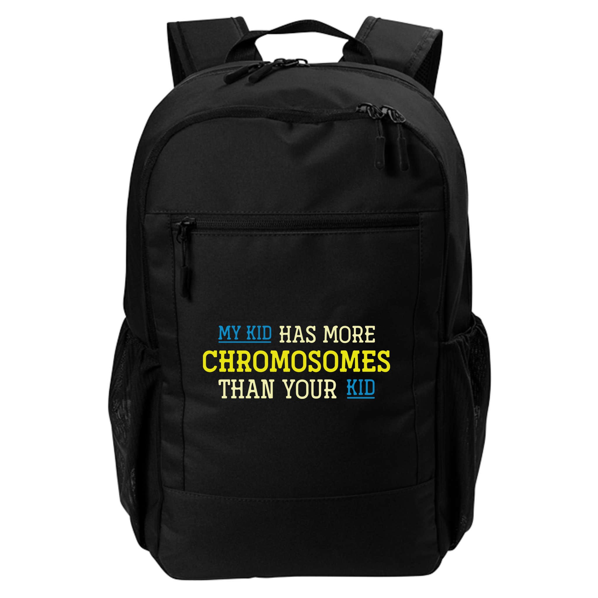 Trisomy 21 Parents Down Syndrome Awareness Gift Backpack