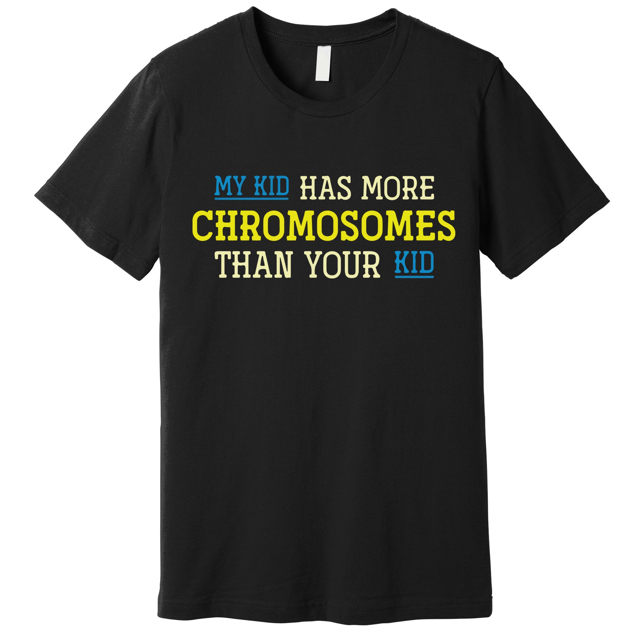 Trisomy 21 Parents Down Syndrome Awareness Gift Premium T-Shirt