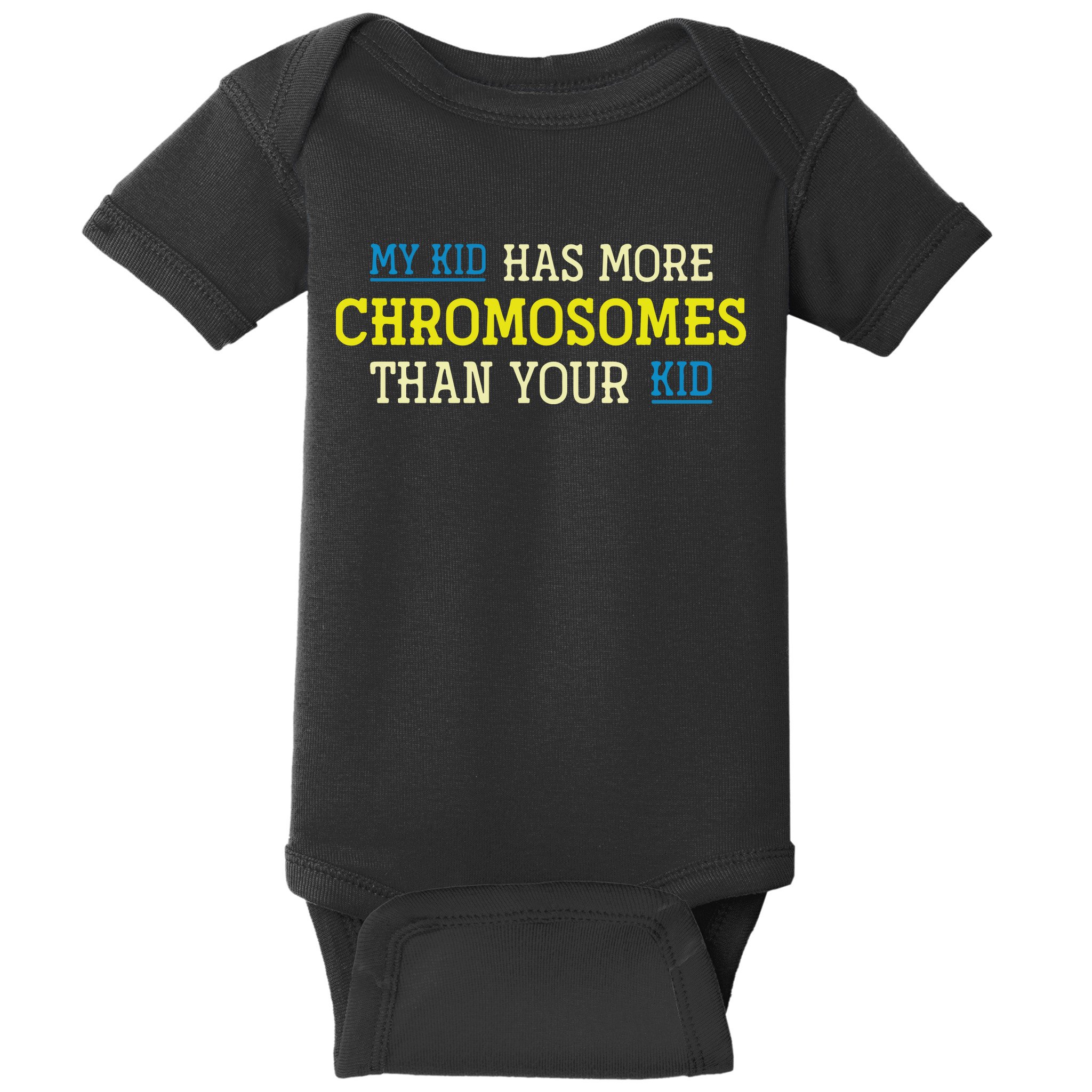 Trisomy 21 Parents Down Syndrome Awareness Gift Baby Bodysuit
