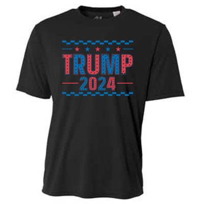 Trump 2024 Political Campaign Theme Cooling Performance Crew T-Shirt