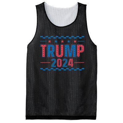 Trump 2024 Political Campaign Theme Mesh Reversible Basketball Jersey Tank