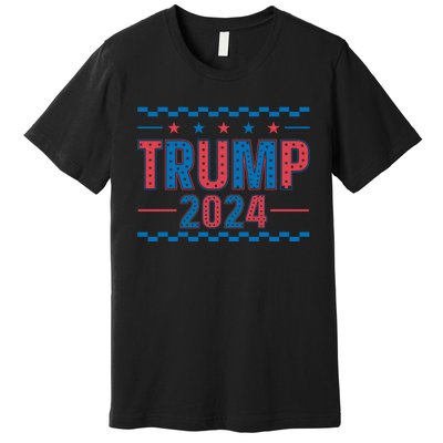 Trump 2024 Political Campaign Theme Premium T-Shirt