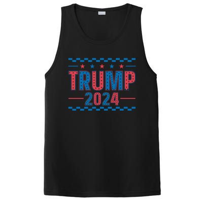 Trump 2024 Political Campaign Theme PosiCharge Competitor Tank