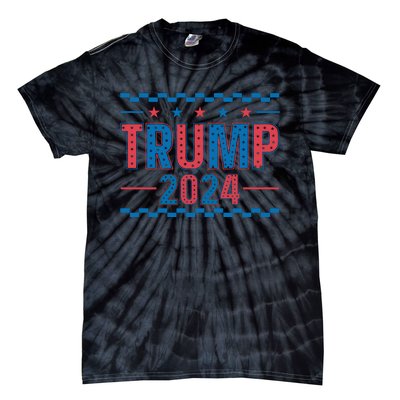 Trump 2024 Political Campaign Theme Tie-Dye T-Shirt