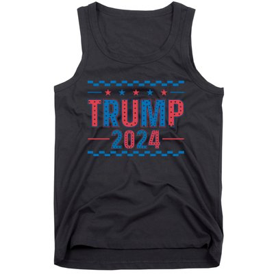 Trump 2024 Political Campaign Theme Tank Top