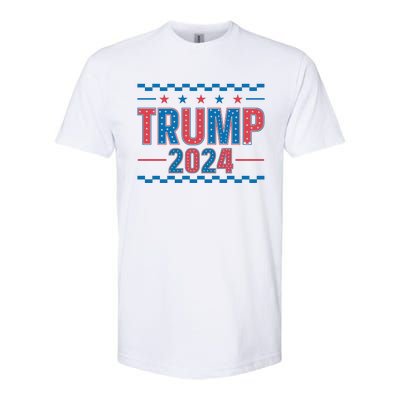 Trump 2024 Political Campaign Theme Softstyle CVC T-Shirt