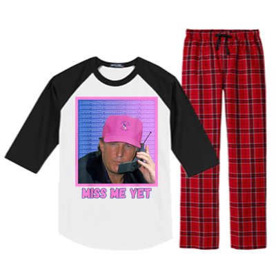 Trump 2024 President 2024 Raglan Sleeve Pajama Set