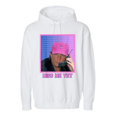 Trump 2024 President 2024 Garment-Dyed Fleece Hoodie