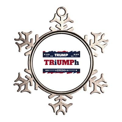 Triumph 2024 Patriotic Trump Metallic Star Ornament