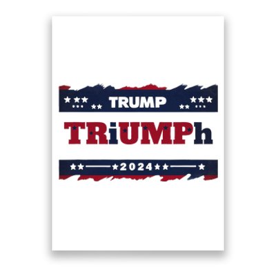 Triumph 2024 Patriotic Trump Poster