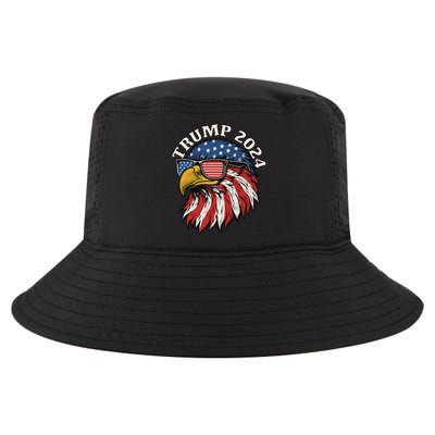 Trump 2024 Patriotic Eagle Sunglasses July 4th Cool Comfort Performance Bucket Hat