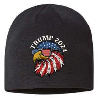 Trump 2024 Patriotic Eagle Sunglasses July 4th Sustainable Beanie