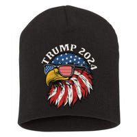 Trump 2024 Patriotic Eagle Sunglasses July 4th Short Acrylic Beanie