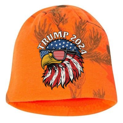 Trump 2024 Patriotic Eagle Sunglasses July 4th Kati - Camo Knit Beanie