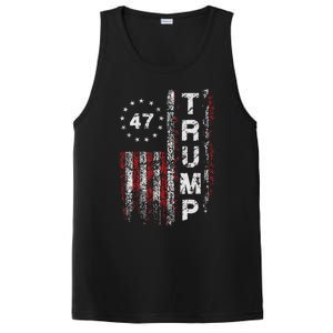 Trump 2024 Pro 47th President Us Flag PosiCharge Competitor Tank