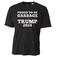 Trump 2024 Proud To Be Garbage Presidential Election Cooling Performance Crew T-Shirt