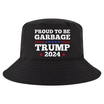 Trump 2024 Proud To Be Garbage Presidential Election Gift Cool Comfort Performance Bucket Hat