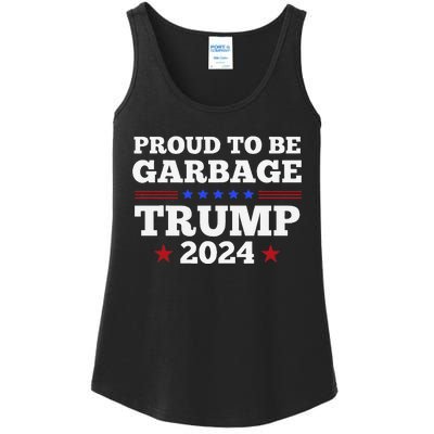 Trump 2024 Proud To Be Garbage Presidential Election Gift Ladies Essential Tank