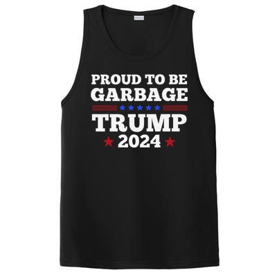 Trump 2024 Proud To Be Garbage Presidential Election Gift PosiCharge Competitor Tank