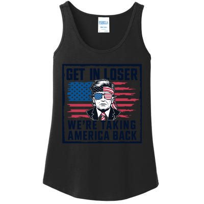 Trump 2024 Presidential Campaign Emblem Ladies Essential Tank