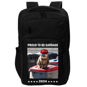 Trump 2024 Proud To Be Garbage Crew Trump’S Supporters Funny Impact Tech Backpack