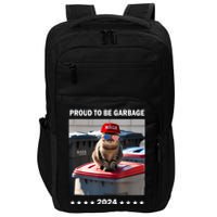 Trump 2024 Proud To Be Garbage Crew Trump’S Supporters Funny Impact Tech Backpack