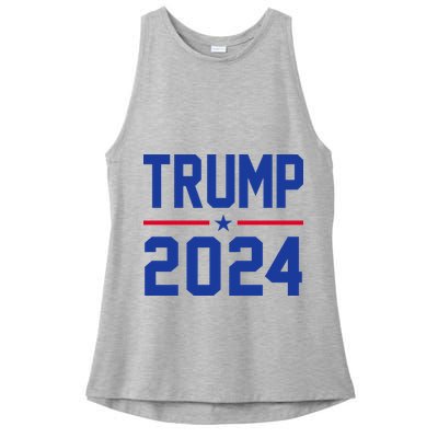 Trump 2024 Political Republican Ladies PosiCharge Tri-Blend Wicking Tank