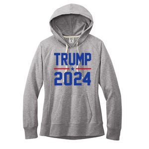 Trump 2024 Political Republican Women's Fleece Hoodie