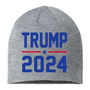 Trump 2024 Political Republican Sustainable Beanie