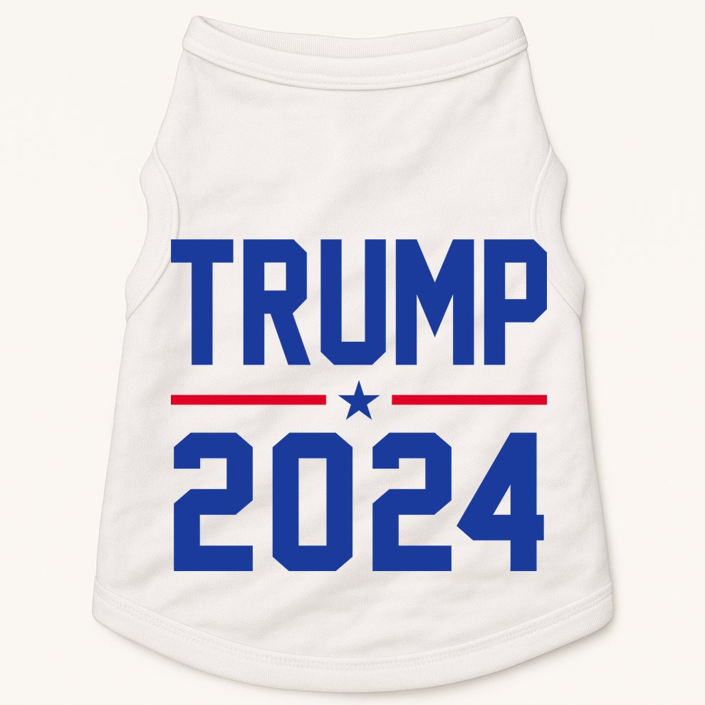 Trump 2024 Political Republican Doggie Tank