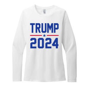 Trump 2024 Political Republican Womens CVC Long Sleeve Shirt