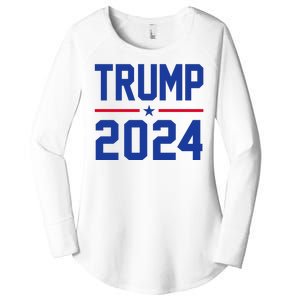 Trump 2024 Political Republican Women's Perfect Tri Tunic Long Sleeve Shirt