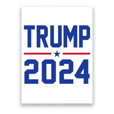 Trump 2024 Political Republican Poster