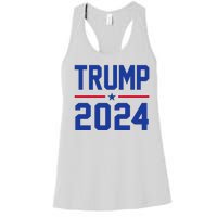 Trump 2024 Political Republican Women's Racerback Tank