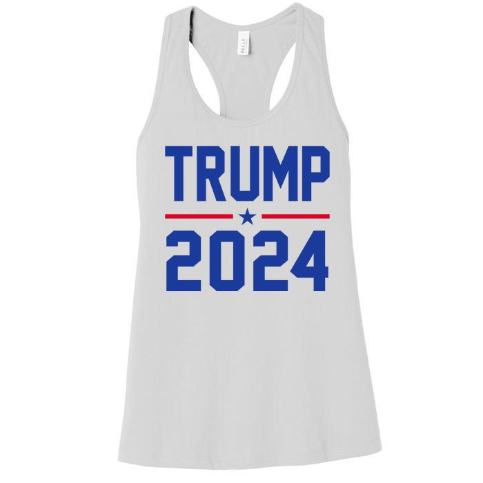 Trump 2024 Political Republican Women's Racerback Tank