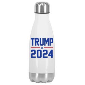 Trump 2024 Political Republican Stainless Steel Insulated Water Bottle