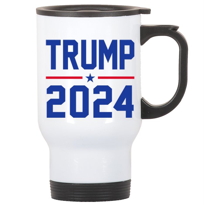 Trump 2024 Political Republican Stainless Steel Travel Mug