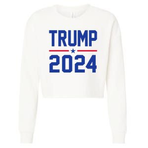 Trump 2024 Political Republican Cropped Pullover Crew