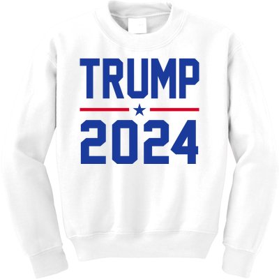 Trump 2024 Political Republican Kids Sweatshirt