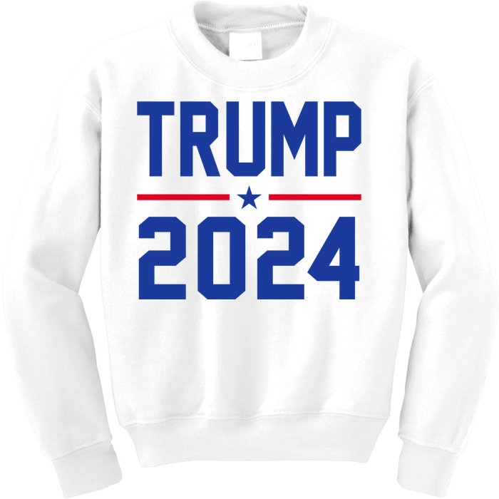 Trump 2024 Political Republican Kids Sweatshirt