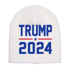 Trump 2024 Political Republican Short Acrylic Beanie