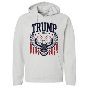 Trump 2024 Pro Trump Republican Performance Fleece Hoodie